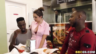 Big tittied cutie Elekra Rose gangbanged by 5 BBCs