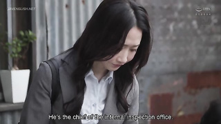 [JUR-470] Female boss in a business trip experiences humiliation on a train with internal ejaculatio