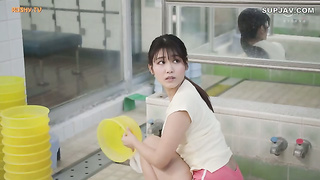 [JUL-890] At The Public Bath Right Before Closing… – Steamy, Sweaty, And Immoral Sex With A Younger