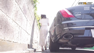 [CJOD-456] A wife with perky nipples and huge breasts sneaks into a bachelor apartment while her hus