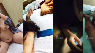 Desi Bengali slut Sampriti Nath sucking dick and fucking