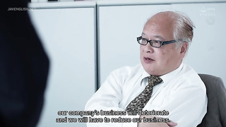 [JUR-586] Out on a business trip, I was continuously creampied by the arrogant president of the clie