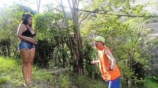 Hermosa Colombiana Tetona Follando En El Bosque Con Un Gua Turstico (1080)