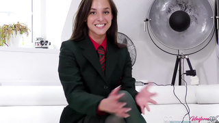 Amirah Adara fucked in college uniform.