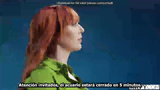 Lauren, la pelirroja casada, es penetrada por una doble penetración