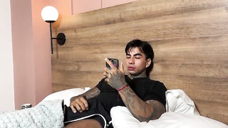 My stepsister Hilary enters my room