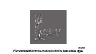 [ROE-438] The ultimate big tits and legendary pussy L-cup housewife Toyoda Reika, 43, makes any man