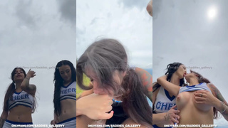 AUNEESH NICOLE fatass coal burner cheerleader fuck with friend