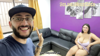 Soldier Huge Cock vs Cristal Jones Huge Naturals BJ Tittyfucking