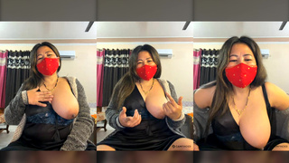 88pink Delhi ke Nepali Randi bhabhi ka 21 jan evening show part 1 Black nighty one boobs open