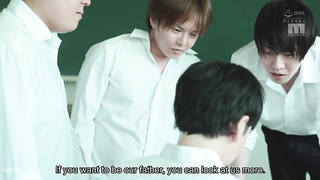 [MIKR-068] Even though she protected me from bullies… I got fully erect watching kind teacher Shirai