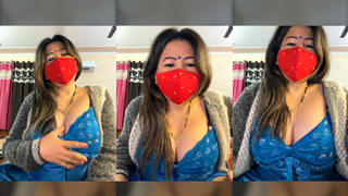 88pink Nepali randi bhabhi ka 26 jan monday morning show my new bra panty show part 1