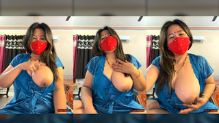 88pink Nepali randi bhabhi sexy big boobs open in nighty part 2