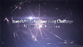 Rocco`s 69 Dicks Gang Bang Challenge Malena Vs Martina (FULL)