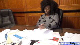 Ambitious Booty Fucks Her Boss