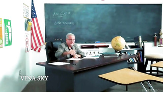 School sex with old professor (2020)