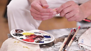 Stacy Cruz muse  fucked by  Artist