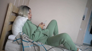 Horny step sister love morning fucking with step brother