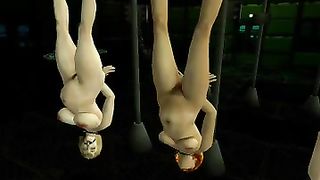 3D Porn Aliens Fucks Many Naked Woman in Space