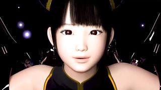 3D hentai with sexy asian 18 years teen girl who loved hard sex and need to cum on her mouth