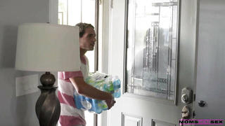 Daughter try my boyfriend he got a nice dick