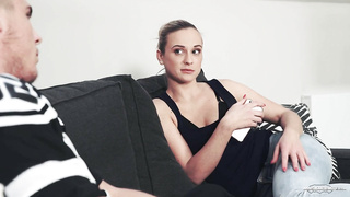 Husband watches how his wife fucking