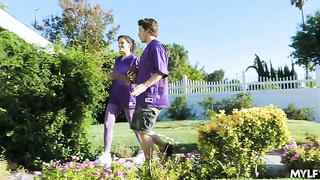 Creampied My Hot Stepmom After Winning The Championship