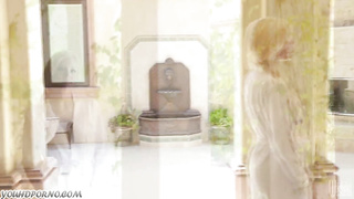 Hot German porn star takes masseuse's thick dick on the table