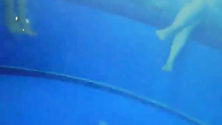 Hidden camera in nudist pool
