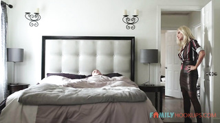 MILF mom gets railed by her stepson during the pandem