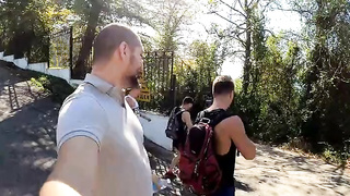 1 girl 3 guys hot porn free videos Katty West