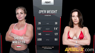 Kat fight xxx 2020.10.24 Sheena Wrestler VS Ariel X XXX