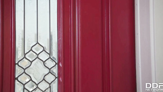 Pussy Over Pizza -- Aria Lee And Kit Mercer