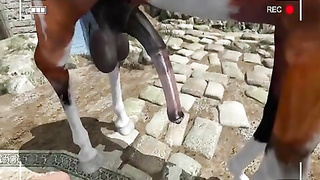 girl With Horse cartoon xxx