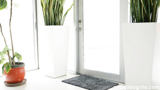 Latina with a perfect body ambushed