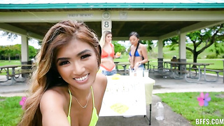 3 Girls Fucks One Guy 2021.08.24 Marley Madden, Lina Flex And Clara Trinity The Lemonade Girls XXX