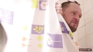 Stepdaughter catches Daddy