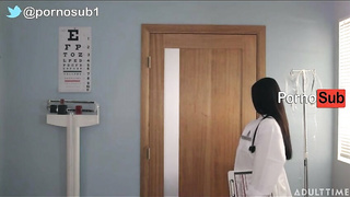 La enfermera Angela White te examina la verga - sub esp