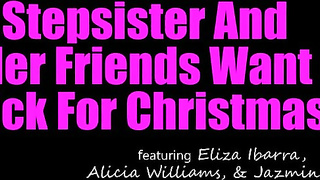 Threesome Xmas Sis Porn Free 2021.12.18 Alicia Williams, Eliza Ibarra And Jazmin Luv XXX Movies