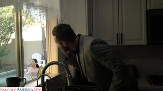 My new neighbor sneaks in my hot tube