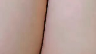 Ebony babe playing with herself