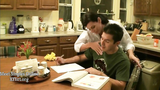 French mom fucking while Smoking