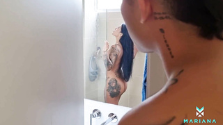 Mariana matrix My voyeur stepbrother spies on me and leaves my ass with a lot of cum - Mariana Marti