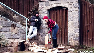 Mom Knows How To Handle Hard Wood