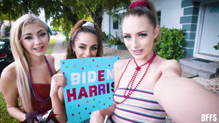 BFFs – Sia Lust, Nola Exico & Kyler Quinn – Campaigning Hard