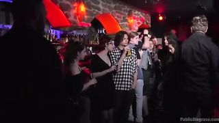 Frida Sante - Underground Goth Club turns into a Wild Fuck Party!
