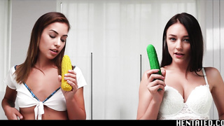 Real Life Hentai - a Pornporn Salad - Food Porn - Lets make those xxxns Explode in Cum romeroproduce