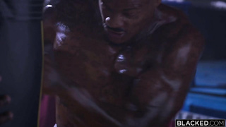 Two girls were tricked into BBC Gangbang.