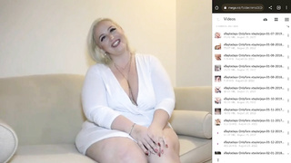 Gorgeous Blonde BBW Aguayon Try BBC