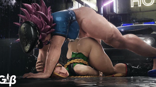 Poison’s Futa Cock Is Too Big For Chun-Li and Cammy